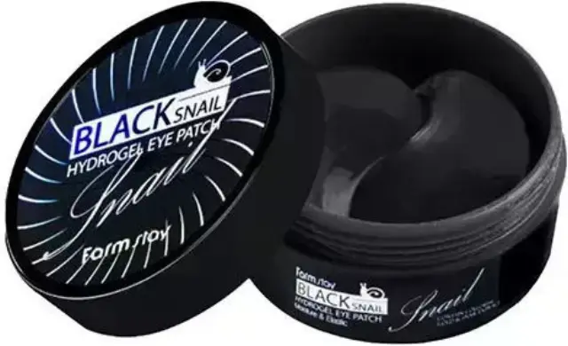 FarmStay Black Snail Hydrogel Eye Patch Επιθέματα Ματιών για Ξεκούραστο Βλέμμα, 60τμχ