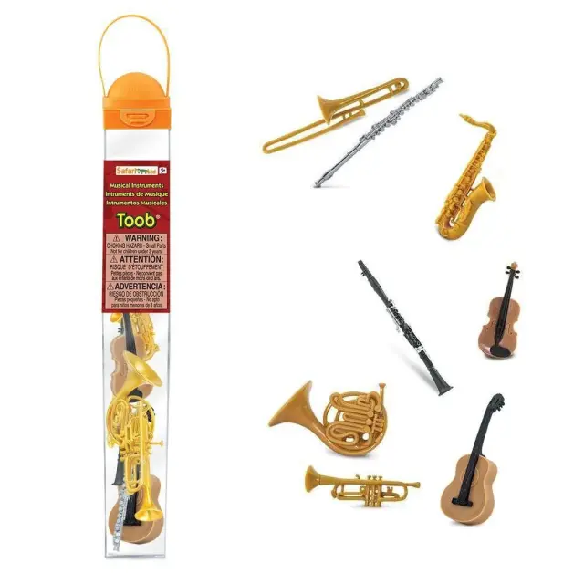 Safari Ltd Μινιατούρες Musical Instruments TOOB “Μουσικά Όργανα” (3+ ετών) 685404