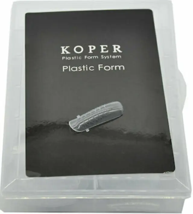 Φόρμες χτισίματος νυχιών - Plastic dual form nails Koper acrylic 12*10 120τμχ No:2