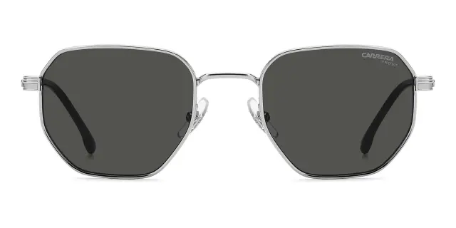 Carrera Unisex Γυαλιά Ηλίου με Ασημί Σκελετό με Καθρέφτη Φακό 380/S 85K/IR 3