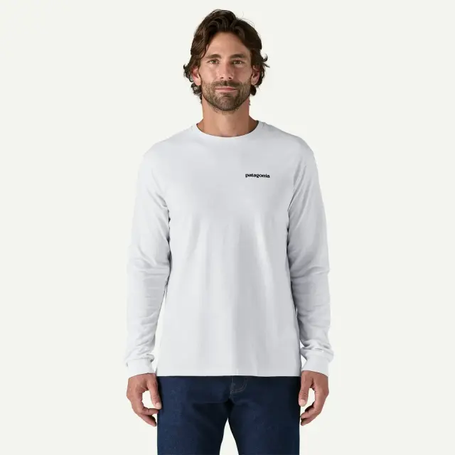Patagonia Ανδρικό Συνθετικό Μακρυμάνικο Regular Fit White - Large 3