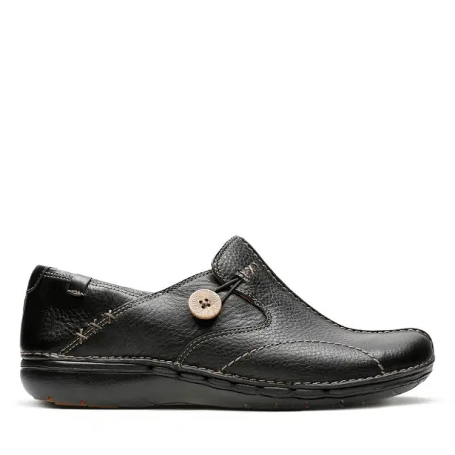 Clarks Un Loop Black Leather - 37 2