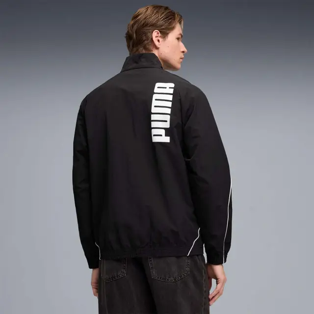 Puma Men's Sport Relaxed Woven Track Jacket Μαύρο 692173-01 (Puma) 2