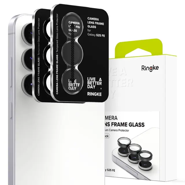 Ringke Camera Frame Protector 2-pack Galaxy S25 Fe Black