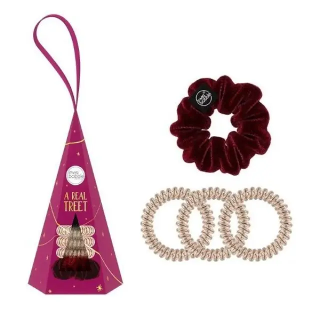 Invisibobble A Real Treet Xmas Set Γιορτινό Πακέτο με 3 Original + 1 Sprunchie