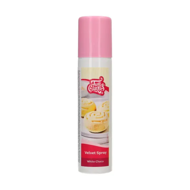 Funcakes Σπρέι Βελούδο - Λευκή Σοκολάτα -100ml