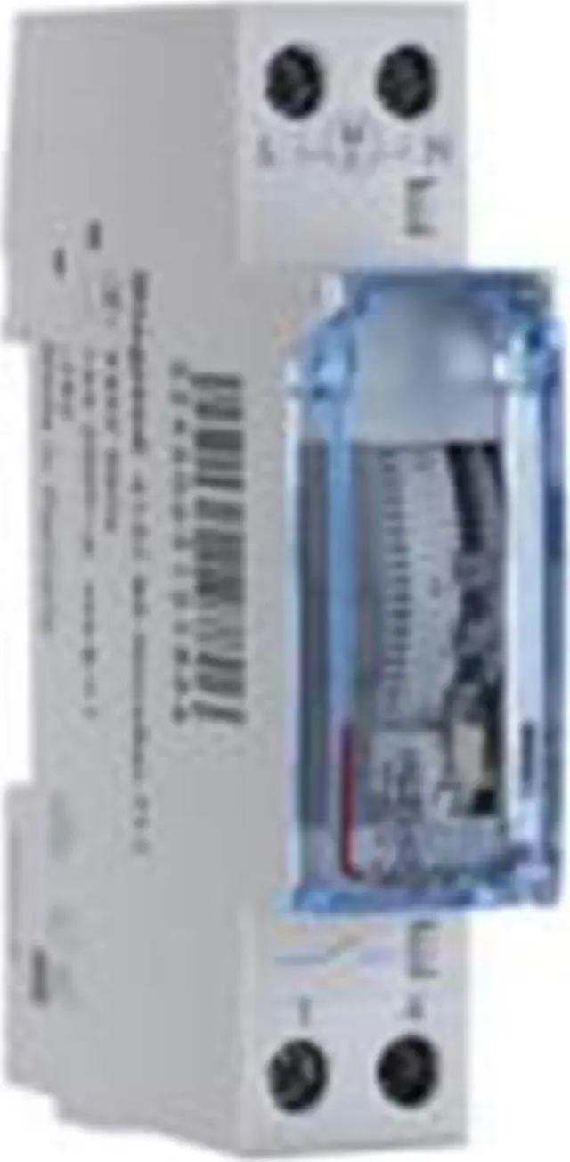 Programmable time switch analogue display