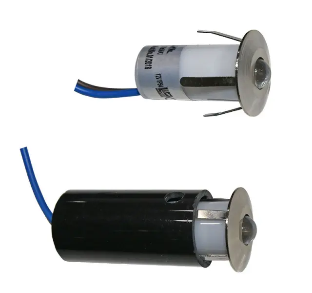 LED ΣΠΟΤ ΧΩΝΕΥΤΟ ΜΕ ΚΟΥΤΙ 0.6W 40° 12VAC ΘΕΡΜΟ ΣΑΤΙΝΕ