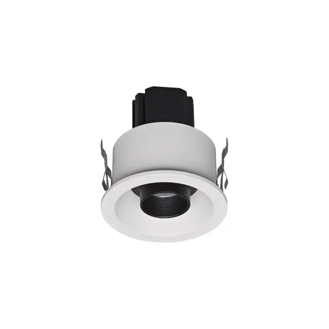 Eye 04446/WB/C Χωνευτό κινητό φωτιστικό οροφής led 5W 4000K 30° λευκό+μαύρο Άσπρο/Μαύρο