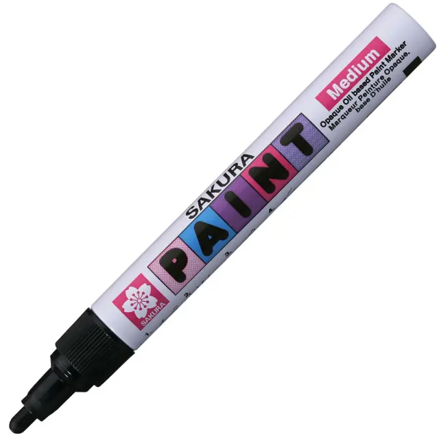 Sakura Paint Μαρκαδόρος Λαδιού 2mm Medium - Black
