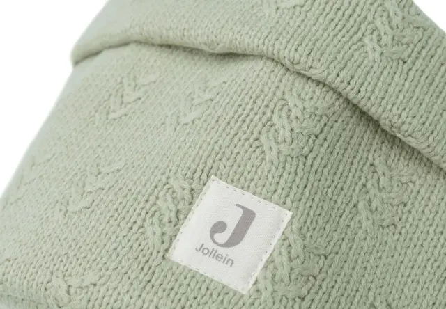 Πλεκτό Καλάθι Αποθήκευσης Grain Knit Olive Green – Jollein 2