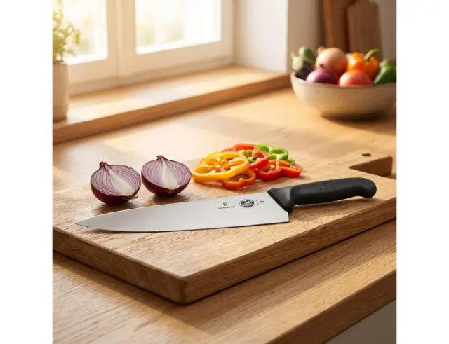 Μαχαίρι Chef Victorinox Fibrox με μήκος λεπίδας 31cm - Black 5.2003.31
