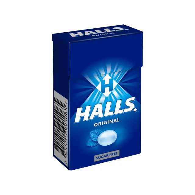 HALLS Καραμέλες Original Κουτί (12τεμ/disp)