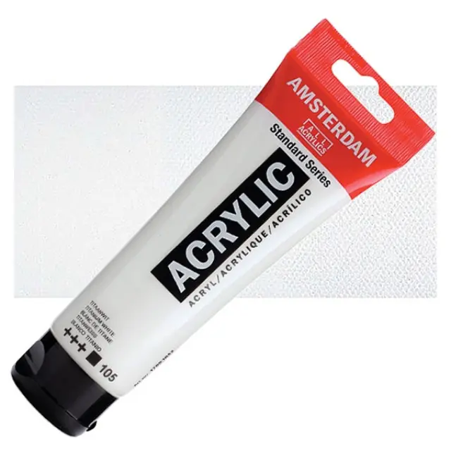 Ακρυλικό Talens Amsterdam 105 Titanium White - 120ml
