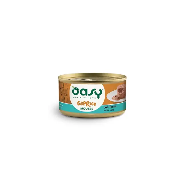 Oasy Grain Free Cat Adult Mousse Τόνος 85gr Μονόχρωμο