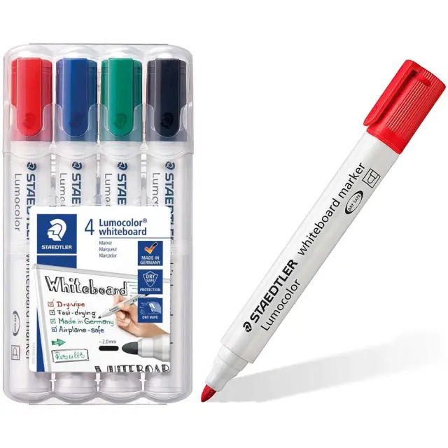 Staedtler Lumocolor Σετ 4 Μαρκαδόροι Ασπροπίνακα