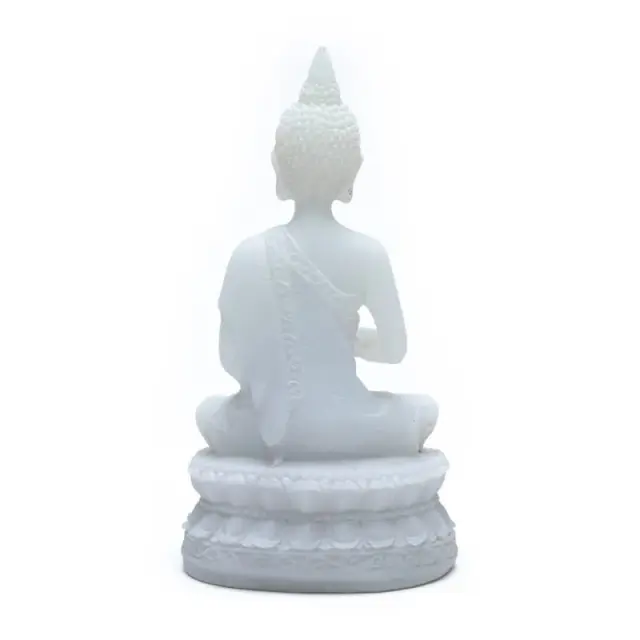 Γλυπτό Buddha Statue Amrita από αλάβαστρο με ενσωματωμένη βάση 16cm 2