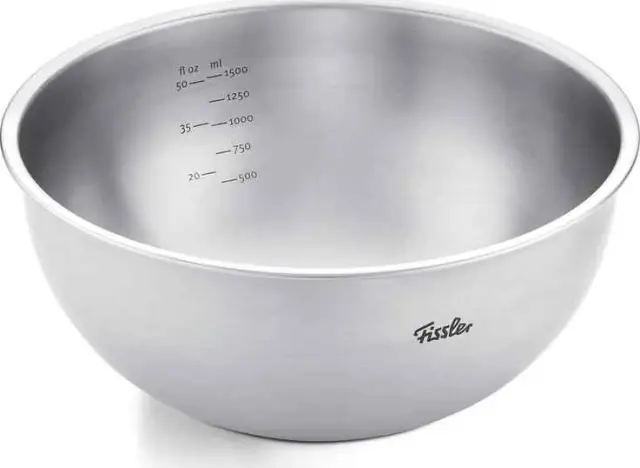 Fissler Μπολ Κουζίνας Ανοξείδωτο Essential 20 cm 2.5 L Ασημί