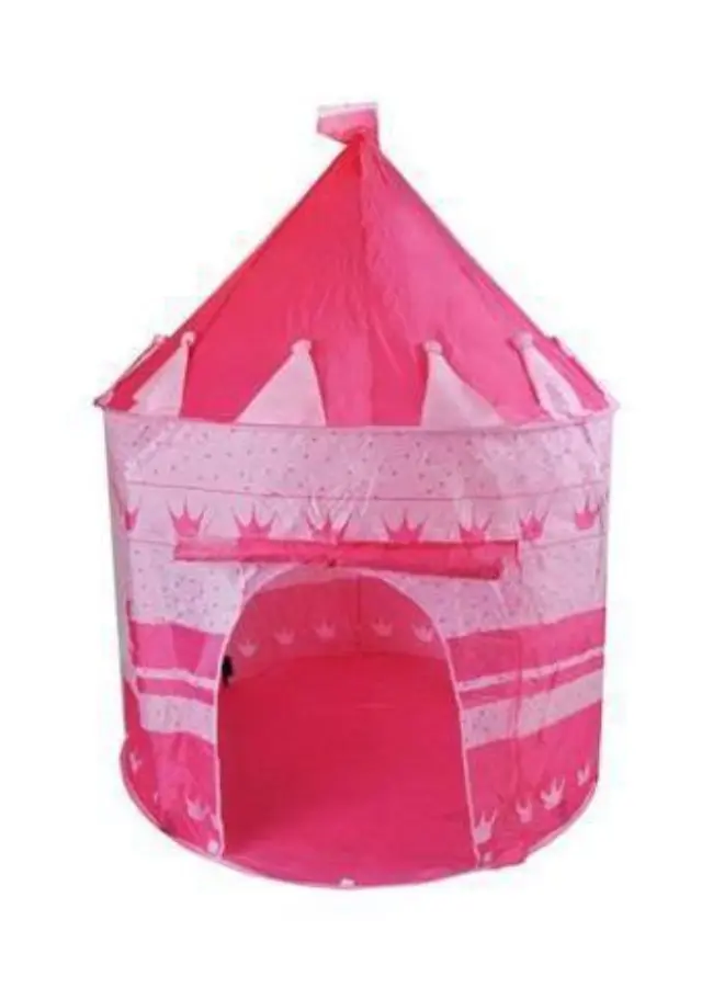 Παιδική Σκηνή Pop Up Tent, σε σχήμα κάστρου με ύψος 135cm σε ροζ χρώμα