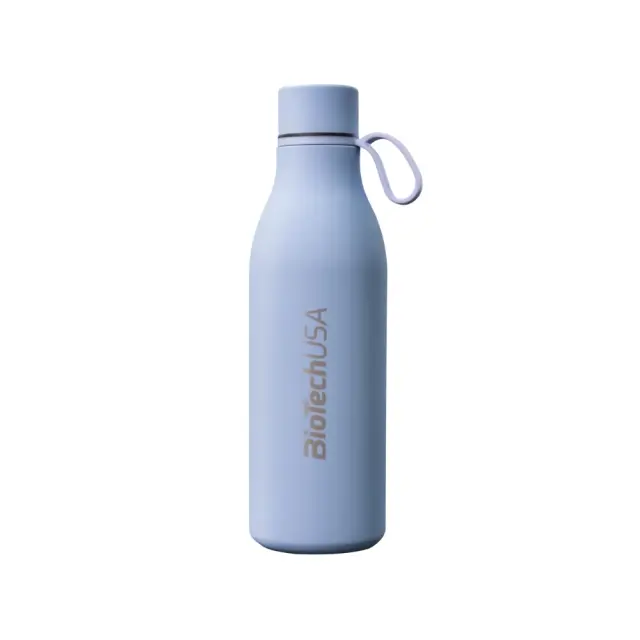 BioTechUSA Stainless Steel Bottle – 500ml Blue