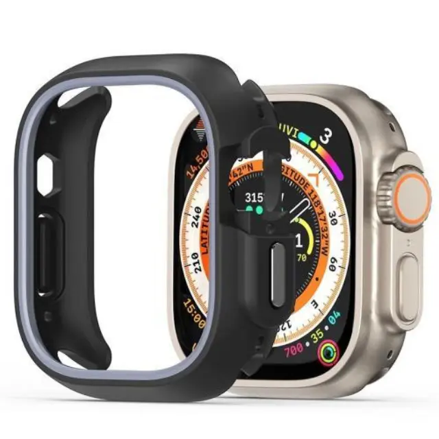 Θήκη PC Dux Ducis Apple Watch Ultra 4/ 3/ 2/ 1 49mm Bamo Μαύρο-Γκρι N65834