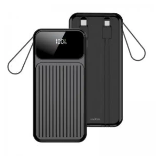 Φορτιστής Ανάγκης Maxlife MXPB-06 22.5W 10000mAh PD με 2 Ενσωματωμένα Καλώδια Μαύρο N67849 2