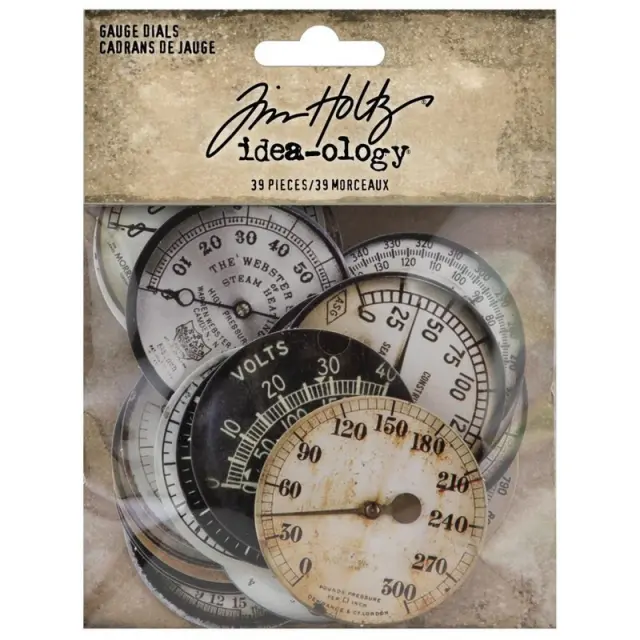 Die cuts Idea-Ology, Μετρητές πίεσης, Tim Holtz, 39 τεμ
