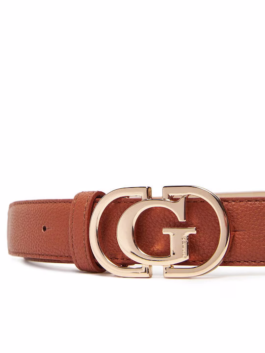 Guess Γυναικεία Ζώνη Ταμπά Κάμελ - L 3