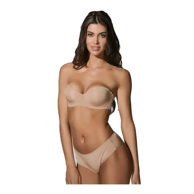 Luna Γυναικείο Σουτιέν Basic Secret Strapless, Χρώμα Μπεζ 2