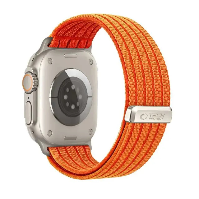 Tech-protect Nylon Sport Apple Watch 8 / 9 / 10 / 11 / 12 / Se / Ultra (44 / 45 / 46 / 49 Mm) Orange 3