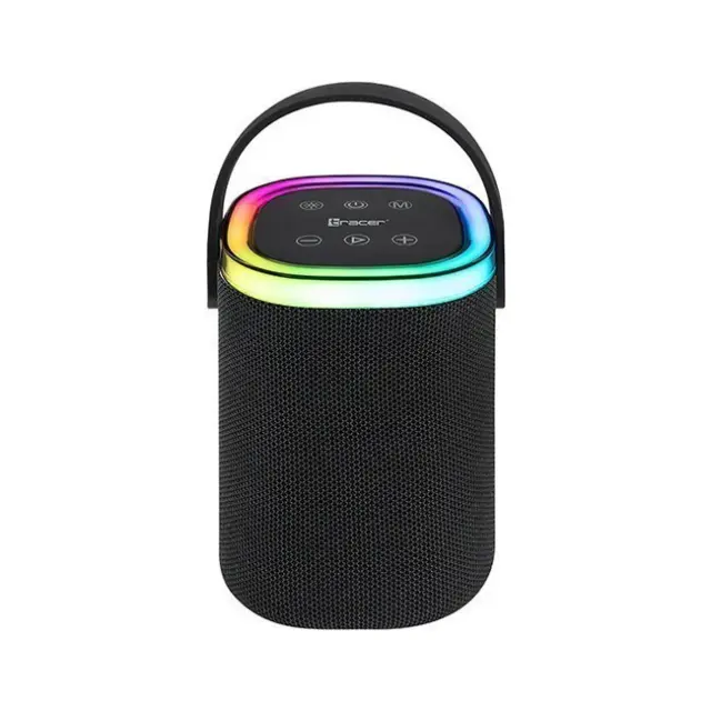 Tracer Portable Speaker Stripe XL 10W TWS BT RGB Black (TRAGLO47615)