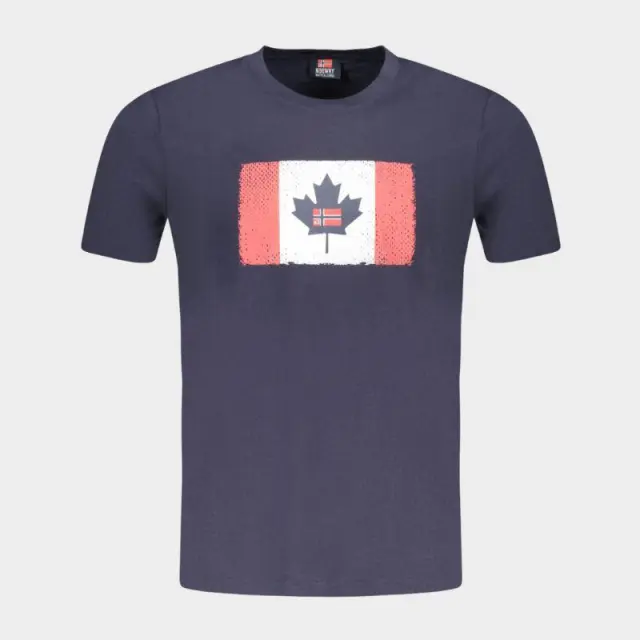 Norway Nautical School - Ανδρικό T-shirt Κοντομάνικο 856040-NAVY Μπλε Ναυτικό - 2XL