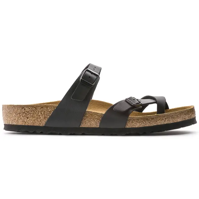 Ανατομικές Παντόφλες Birkenstock Mayari Black Birko-Flor 0071791 Regular Fit Μαύρο - 38