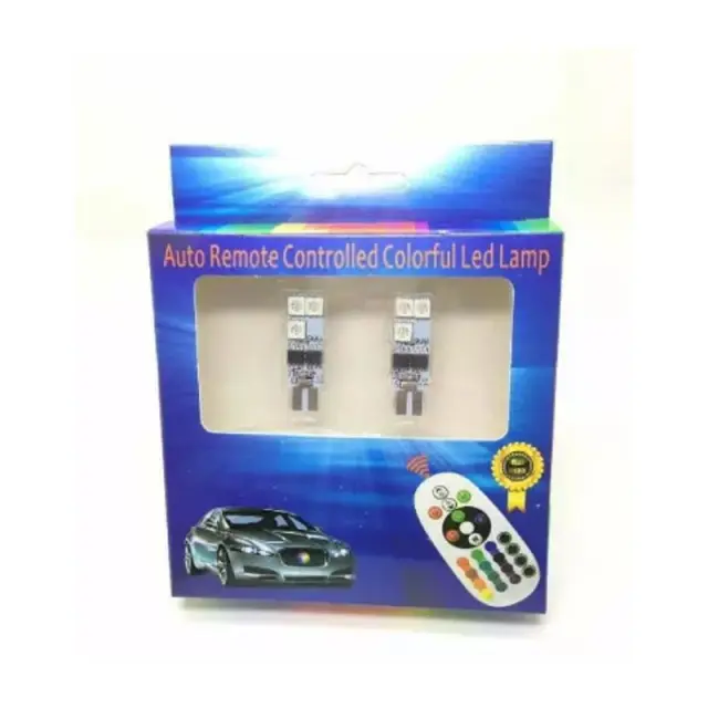 ΣΕΤ LED ΛΑΜΠΕΣ ΑΥΤΟΚΙΝΗΤΟΥ T10 6LED RBG ΜΕ ΤΗΛΕΧΕΙΡΙΣΤΗΡΙΟ TY-34997