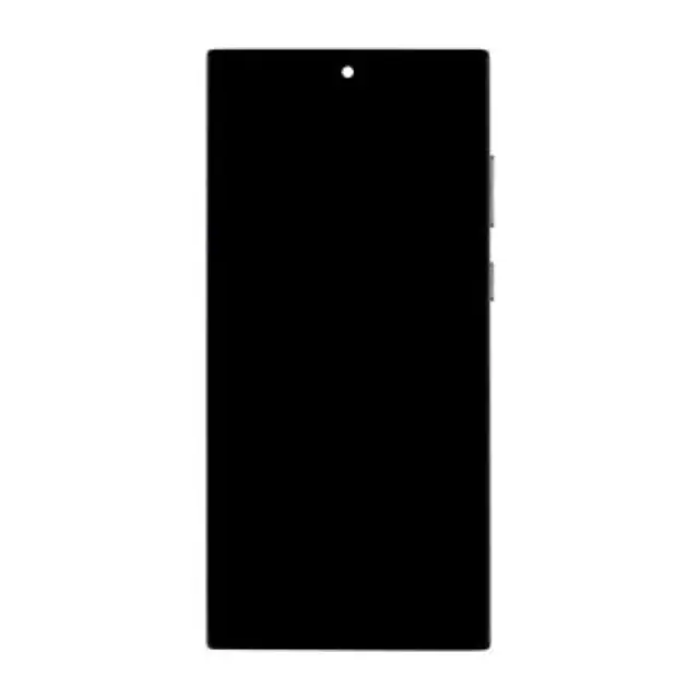 LCD display + Touch Unit + Front Cover for Samsung S908 Galaxy S22 Ultra Phantom Black