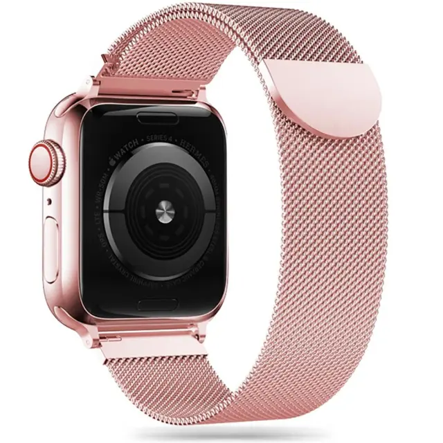 Tech-Protect Milanese Band Apple Watch 4 / 5 / 6 / 7 / 8 / 9 / SE / Ultra 1 / 2 42/44/45/49mm Pink 2