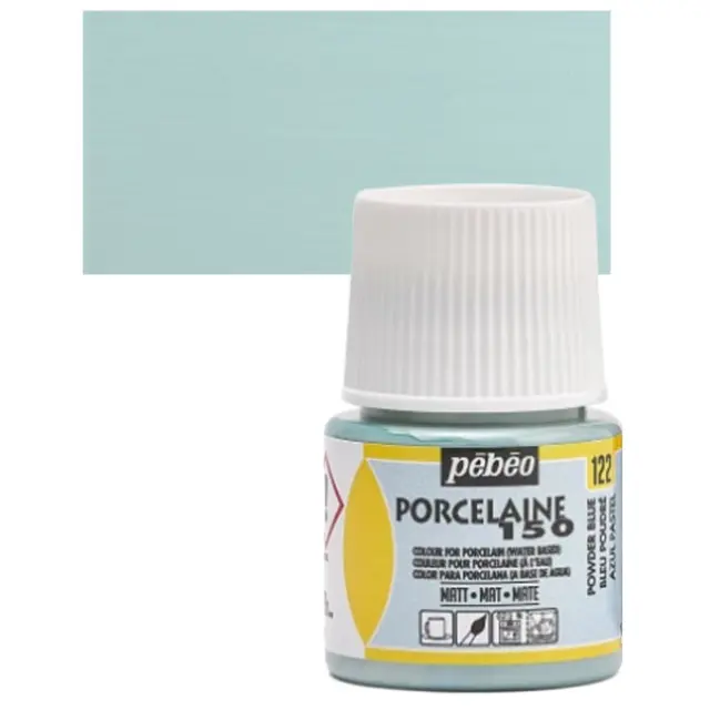 Pebeo Porcelaine 150 Σμάλτο - 122 Powder Blue (O) - 45ml