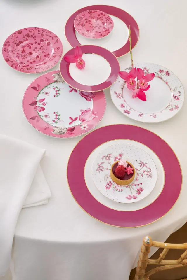 PIP STUDIO - ΠΟΡΣΕΛΑΝΙΝΟ ΠΙΑΤΟ ΦΡΟΥΤΟΥ PINK JOLIE 21.5cm - One size 2