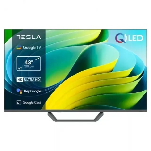 Tesla Smart Τηλεόραση 43" 4K UHD QLED Q43E655GUS HDR (2025)