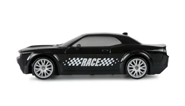 AMEWI Drift Muscle Car Τηλεκατευθυνόμενο Αυτοκίνητο Drift 4x4 με LED & 2 Σετ Τροχών 1:20 Μαύρο 21110 3