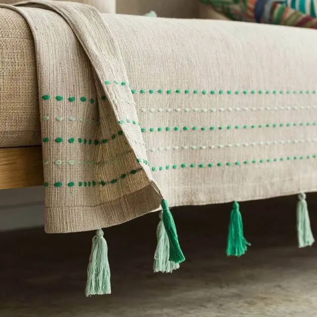 Ριχτάρι Πολυθρόνας 180x180cm GOFIS HOME TRACE LIME 467/ 18 3