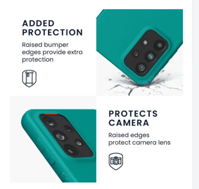 KW Θήκη Slim TPU Σιλικόνης για Samsung Galaxy A33 - Teal Matte 2
