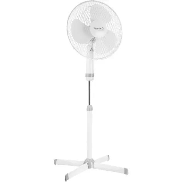 Ανεμιστήρας Δαπέδου Sencor SFN 4047WH-EUE3 50W 3 Ταχυτήτων Διάμετρου 40cm Λευκός 3