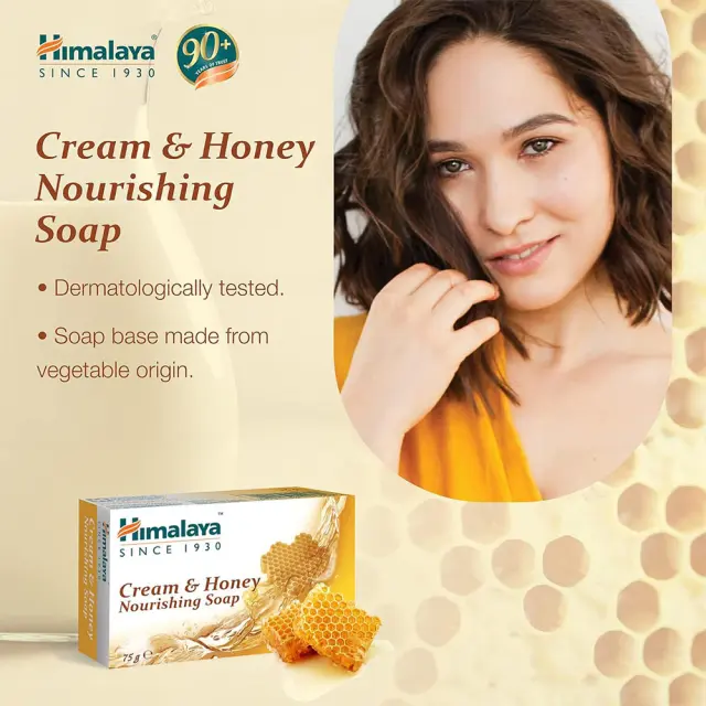 Himalaya Cream Honey Nourishing Soap 3