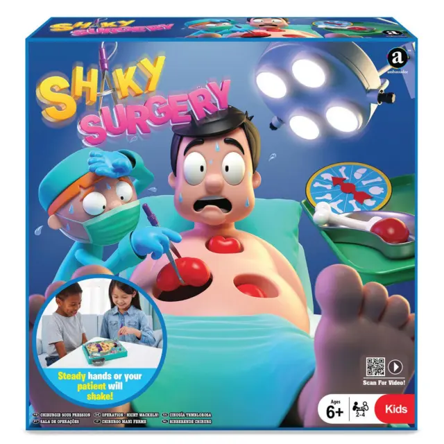 Ambassador® MAM Επιτραπέζιο Παιχνίδι Shaky Surgery για 2-4 Παίκτες (EN) 2