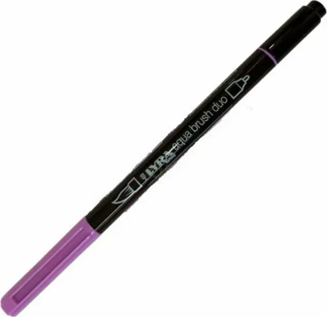 Μαρκαδόρος Πινέλο Lyra Aqua Brush Duo Red Violet/ 6520035 (Lyra)