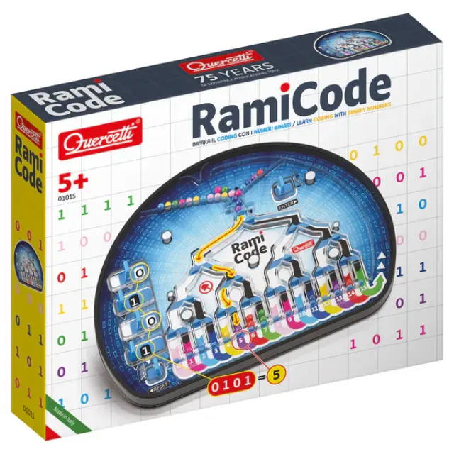 Quercetti Rami Code Μαθαίνω Κωδικοποίηση στο Δυαδικό Σύστημα (5+ ετών) 01015