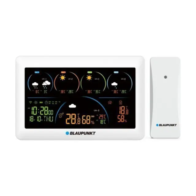 Blaupunkt Μετεωρολογικός Σταθμός WS50WH White (WS50WH)