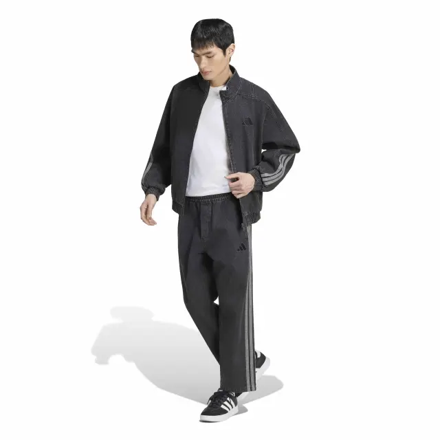 adidas Sportswear Men's Stadium Denim Jacket Μαύρο KV8344 (adidas Sportswear) - XLarge 3