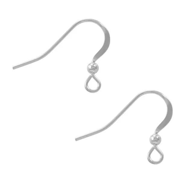 Σκουλαρίκι Hook 16mm με Μπίλια 3mm Ανοξείδωτο Ατσάλι 304 - 20τεμ